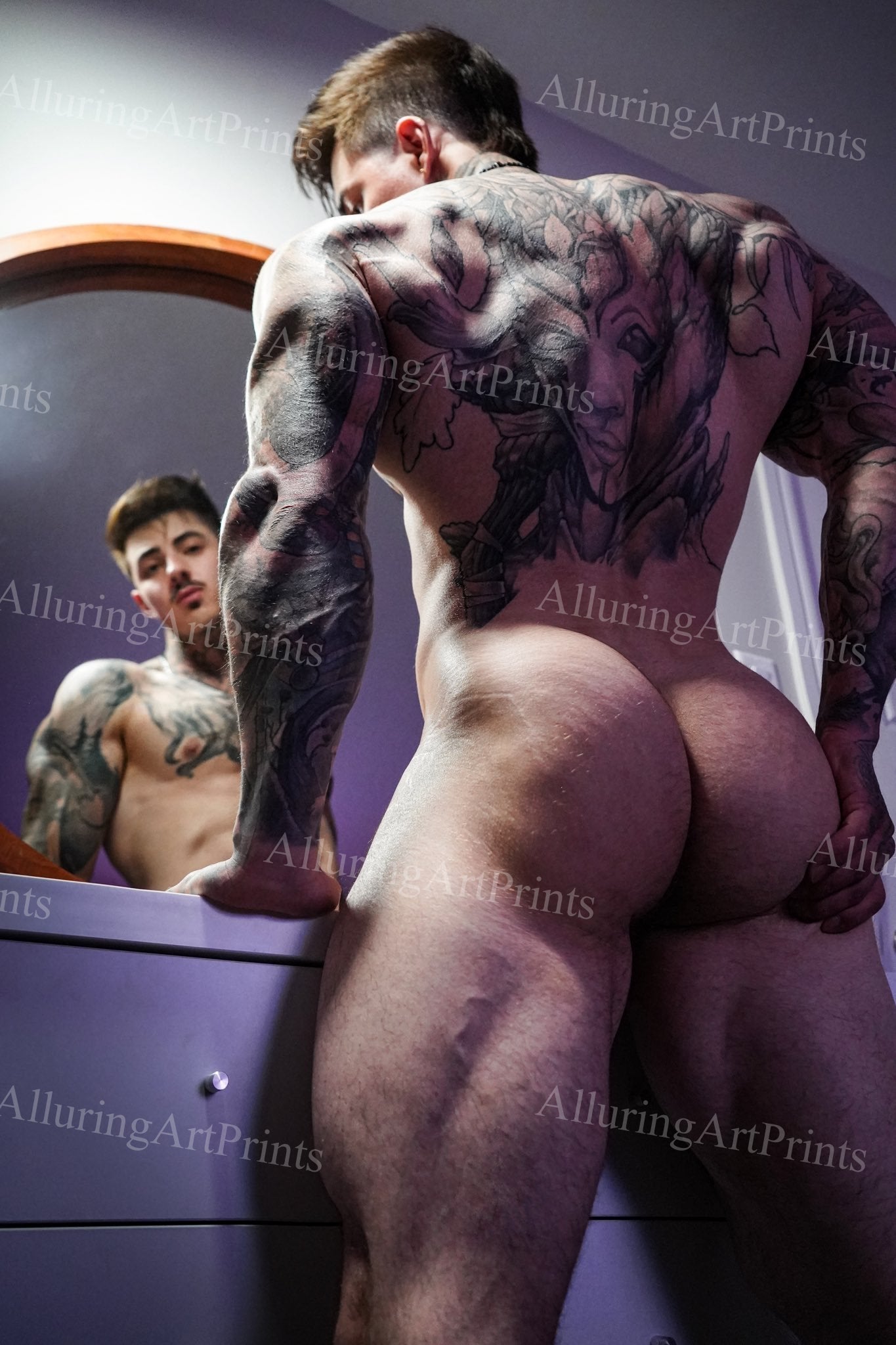 Nude Male Model Muscular - UU1605