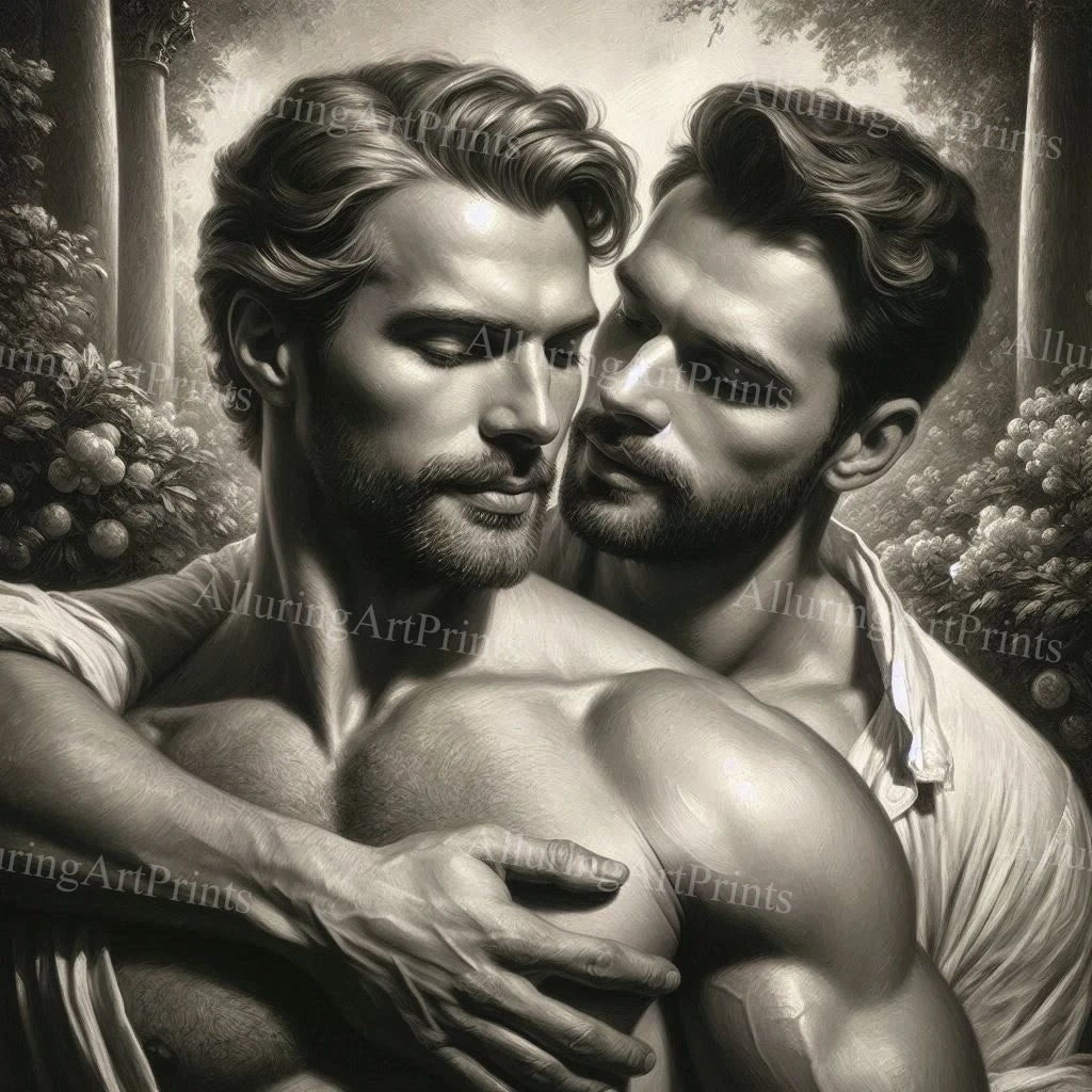 Male Models Muscular Digital Art AI Fantasy - UU592