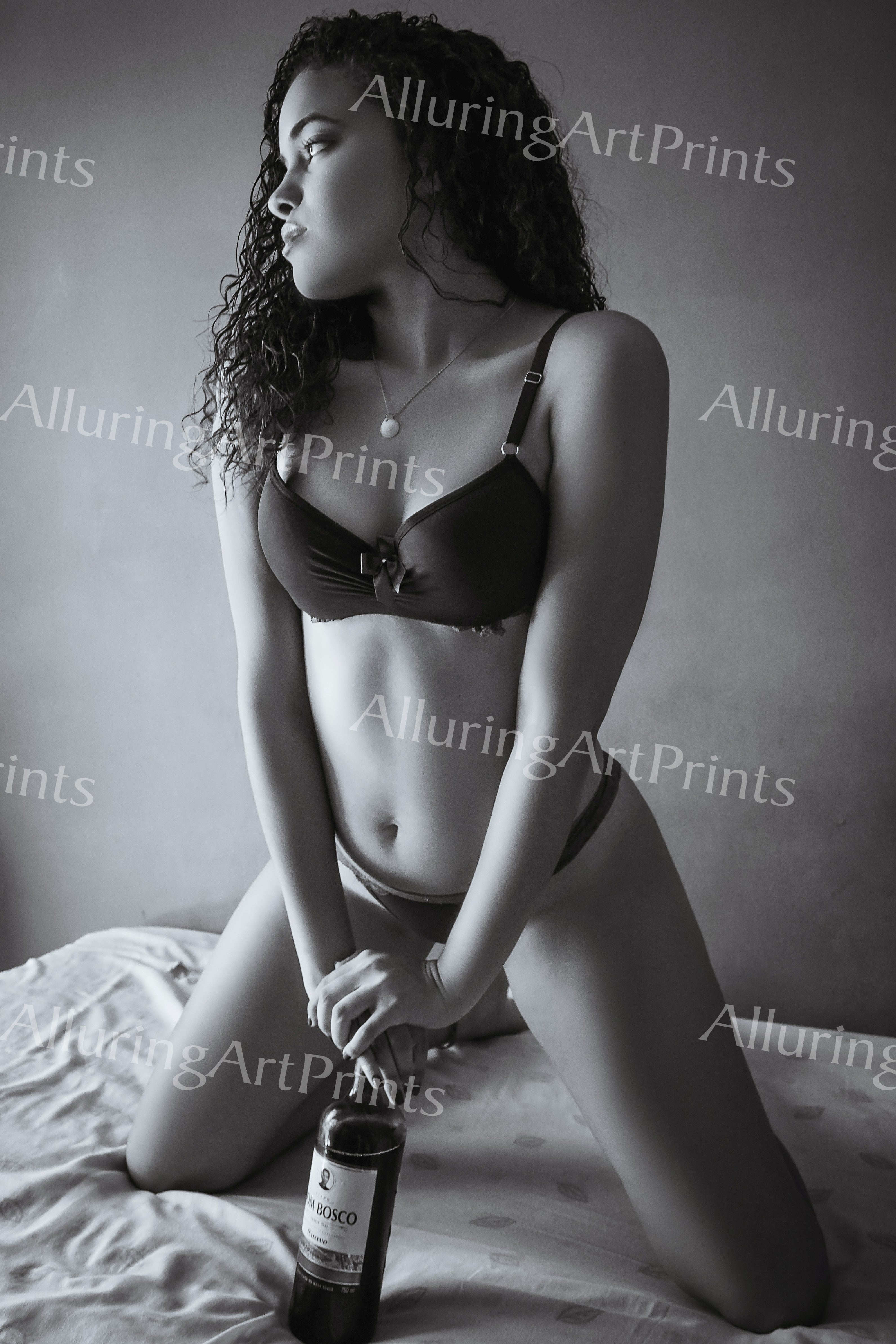 Risque Print Black Model Exotic Pretty Woman Petite Busty Boobs Butt L AlluringArtPrints Risque Print Black Model Exotic Pretty Woman Petite Busty Boobs Butt L AlluringArtPrints