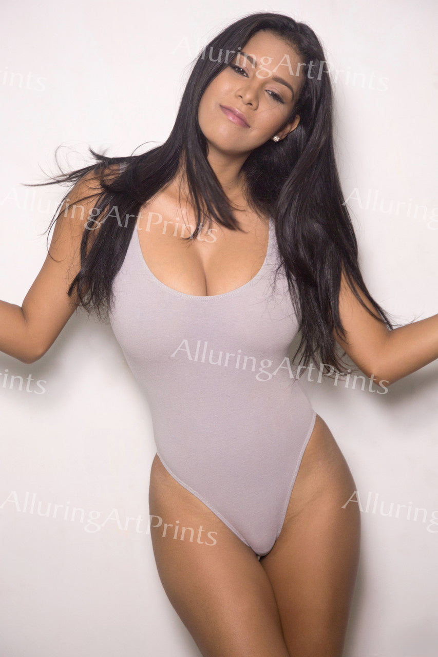 Risque Kendra Roll Columbian Model Print Exotic Petite Pretty Woman Busty Boobs Butt Hot Legs Bikini Fine Wall Art K163