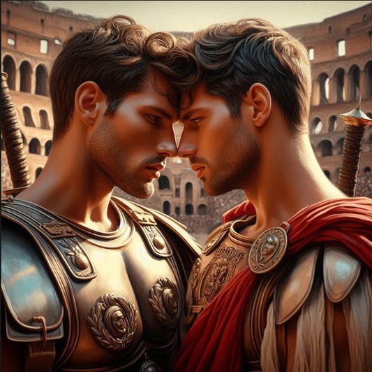 Male Models Muscular Digital Art AI Fantasy - 558A