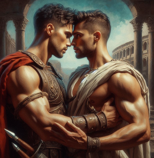 Male Models Muscular Digital Art AI Fantasy - 559A