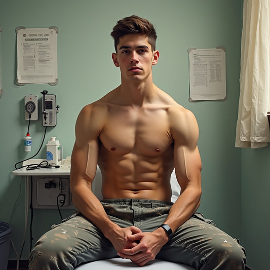 Male Model Slender Digital Art AI Fantasy - 594A