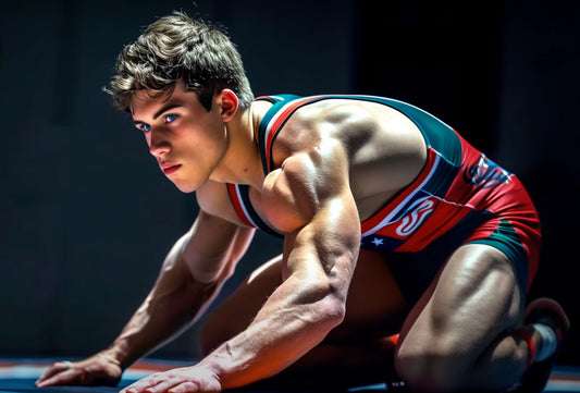 Male Model Muscular Digital Art AI Fantasy - 605A