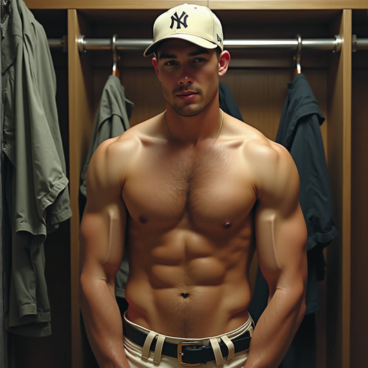 Male Model Muscular Digital Art AI Fantasy - 639A