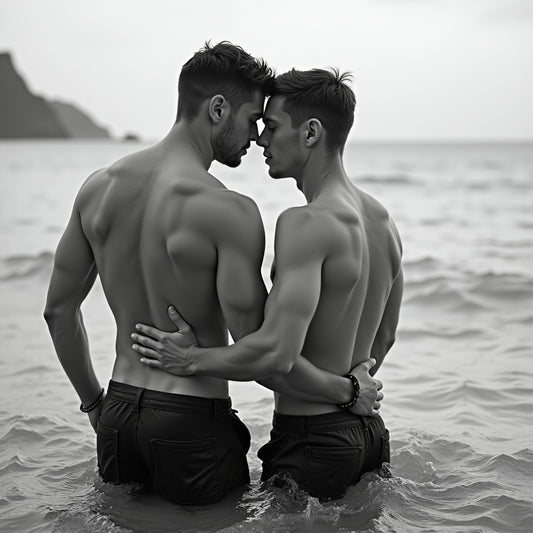 Male Models Slender Digital Art AI Fantasy - 690A