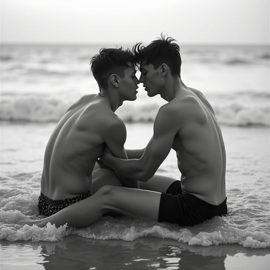 Male Models Slender Digital Art AI Fantasy - 691A