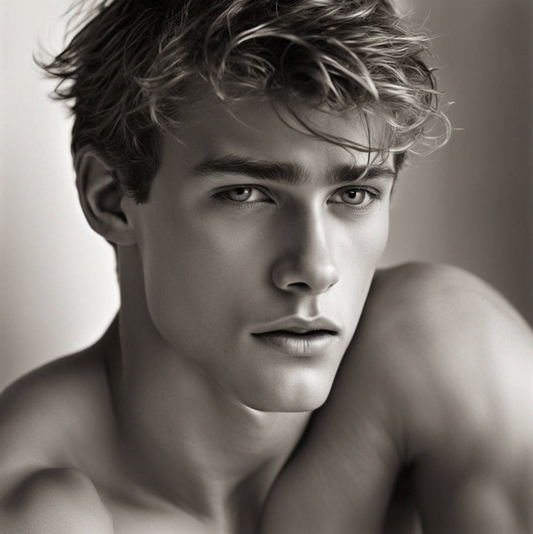 Male Model Muscular Digital Art AI Fantasy - 740A