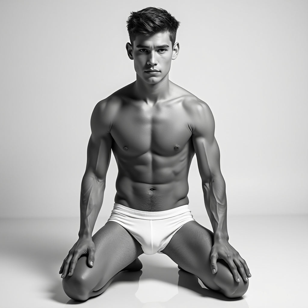 Male Model Muscular Digital Art AI Fantasy - 742A