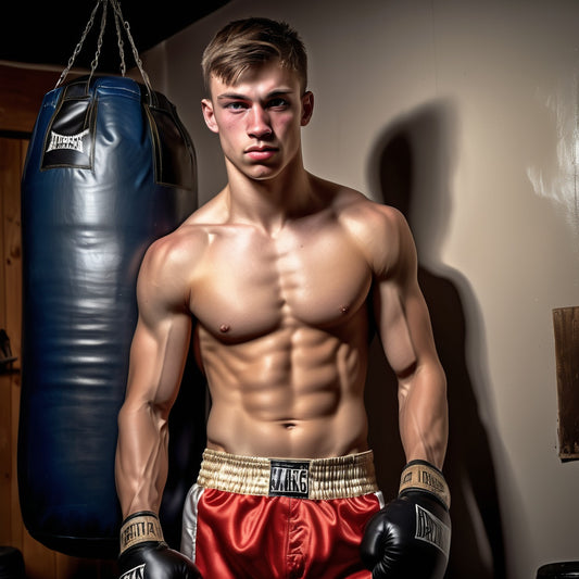 Male Model Muscular Digital Art AI Fantasy - 770A