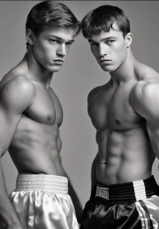 Male Models Muscular Digital Art AI Fantasy - 782A