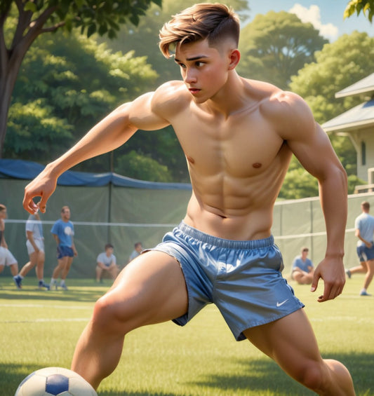 Male Model Slender Digital Art AI Fantasy - 783A