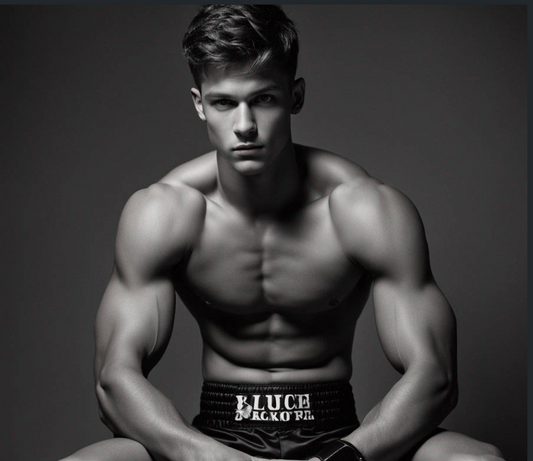 Male Model Muscular Digital Art AI Fantasy - 799A