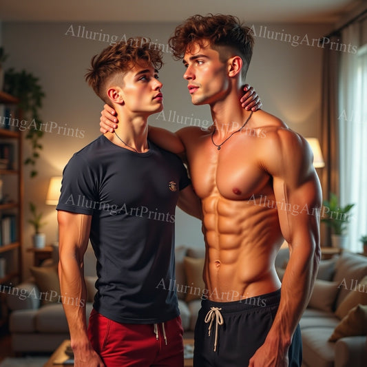 Male Models Muscular Digital Art AI Fantasy - 161A