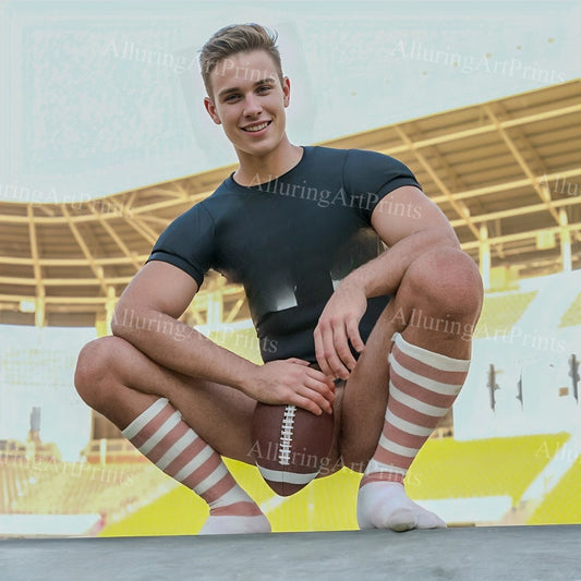 Male Model Muscular Digital Art AI Fantasy - 42A