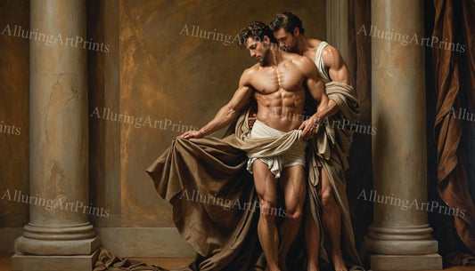 Male Models Muscular Digital Art AI Fantasy - A815