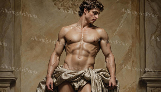 Male Models Muscular Digital Art AI Fantasy - A814