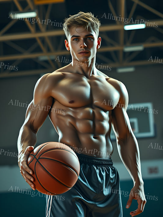 Male Model Muscular Digital Art AI Fantasy - 175B