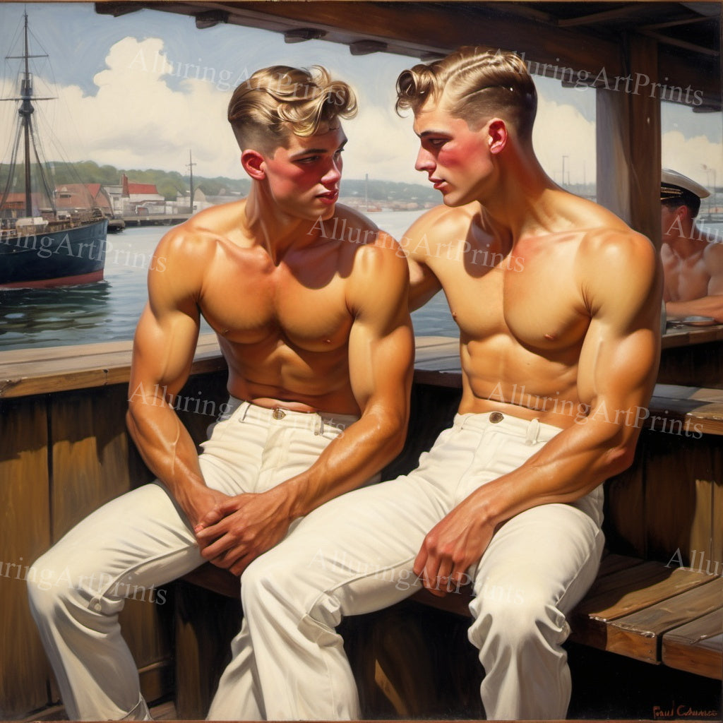 Male Models Muscular Digital Art AI Fantasy - 28B