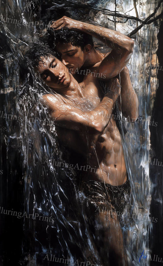 Male Models Muscular College Digital Art AI Fantasy - 334B