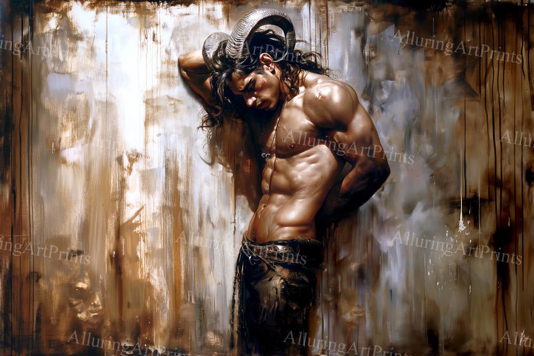 Male Model Muscular College Digital Art AI Fantasy - 348B