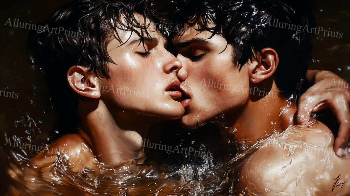 Male Models Muscular College Digital Art AI Fantasy - 351B