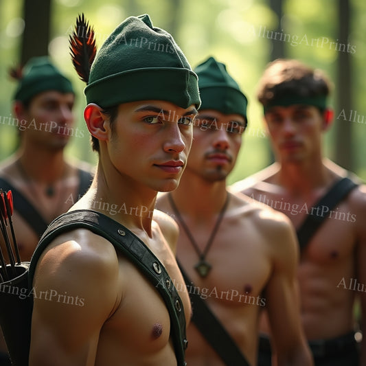 Male Models Muscular Digital Art AI Fantasy - 36B