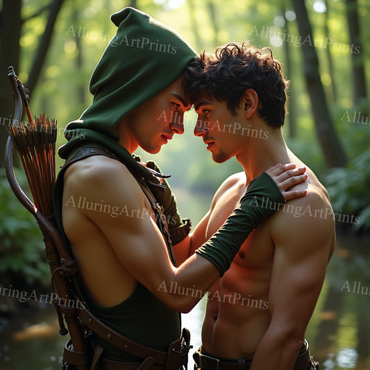 Male Models Muscular Digital Art AI Fantasy - 39B