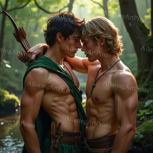 Male Models Muscular Digital Art AI Fantasy - 41B