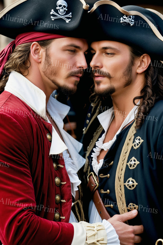 Male Models Muscular Pirate Digital Art AI Fantasy - 474B