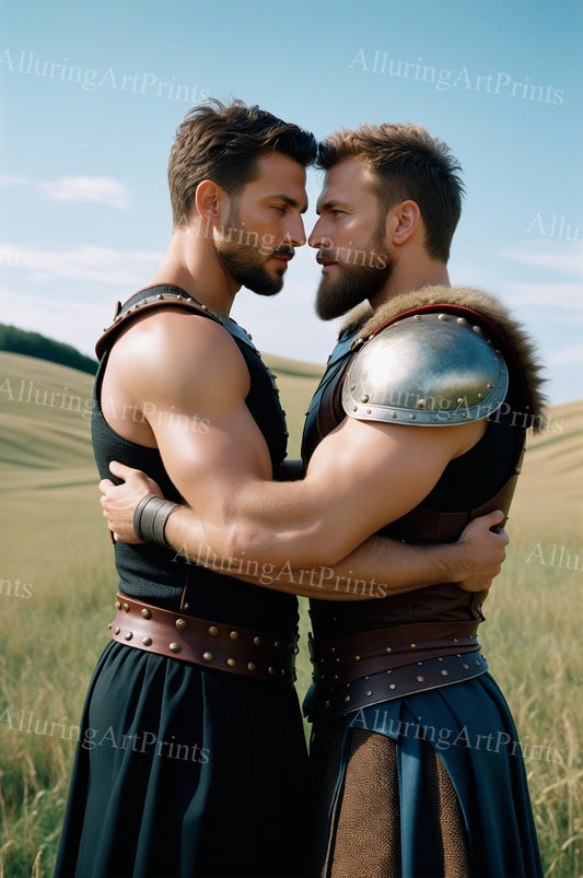Male Models Muscular Vikings Digital Art AI Fantasy - 499B