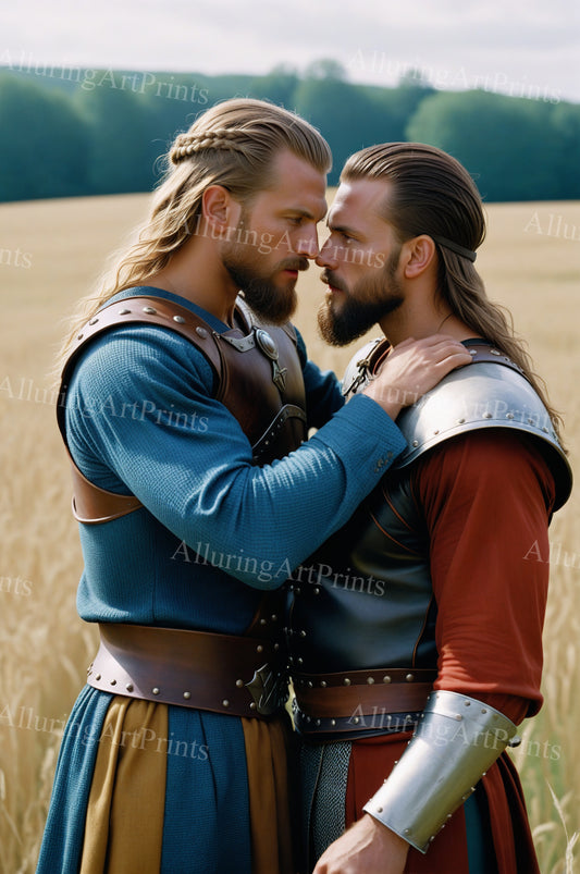 Male Models Muscular Vikings Digital Art AI Fantasy - 511B