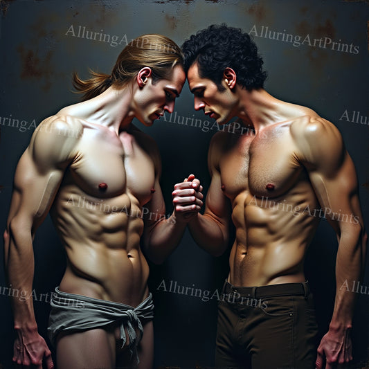 Male Models Muscular Digital Art AI Fantasy - 551B