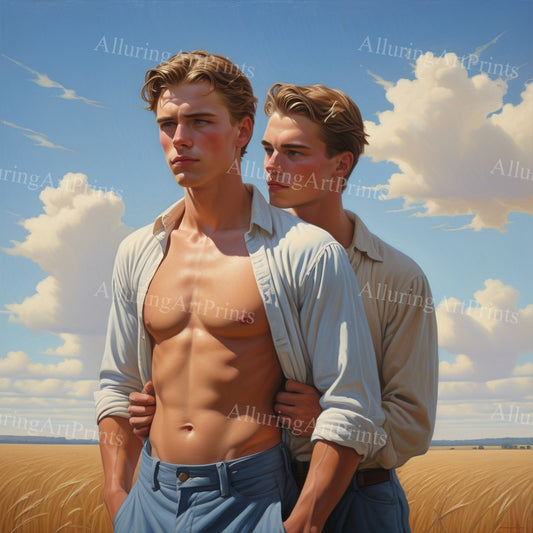 Male Models Muscular Digital Art AI Fantasy - 894B