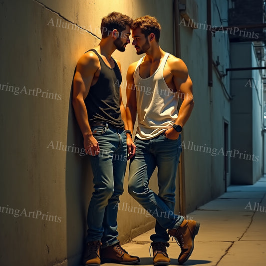 Male Models Muscular Digital Art AI Fantasy - 916B