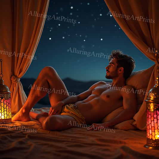 Male Models Muscular Digital Art AI Fantasy - 918B