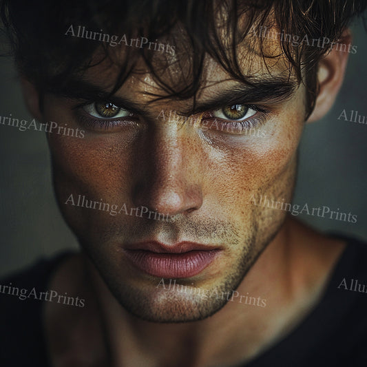 Male Model Muscular Digital Art AI Fantasy - 974B