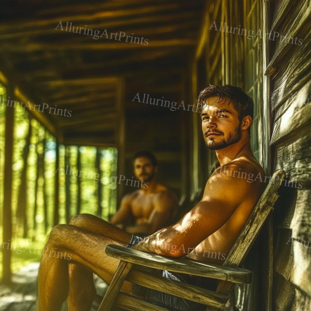 Male Models Muscular Digital Art AI Fantasy - 988B