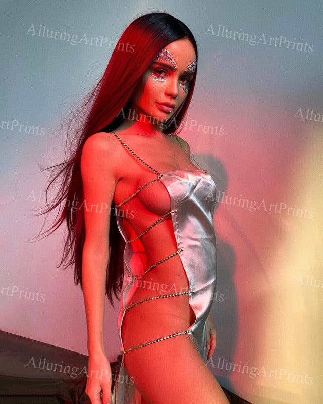 Risque Ekaterina Zueva Brunette Model - BB34