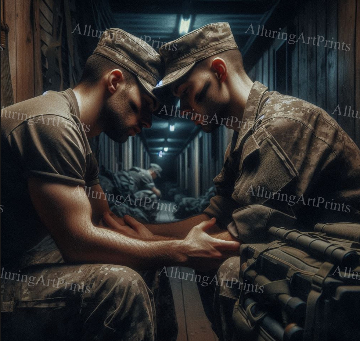 Male Models Muscular Digital Art AI Fantasy - 10C