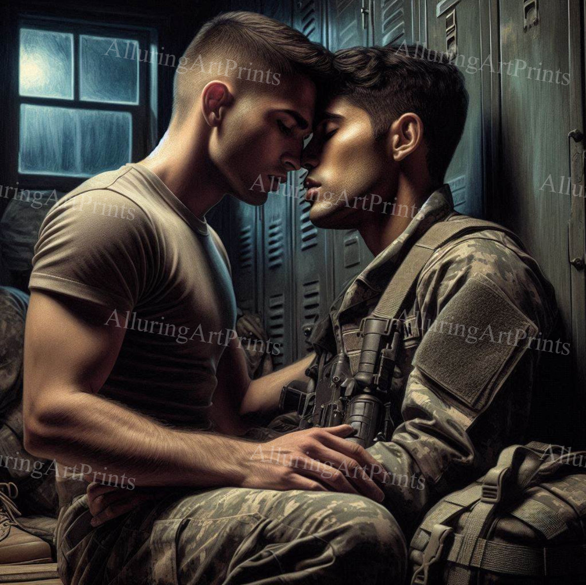 Male Models Muscular Digital Art AI Fantasy - 11C