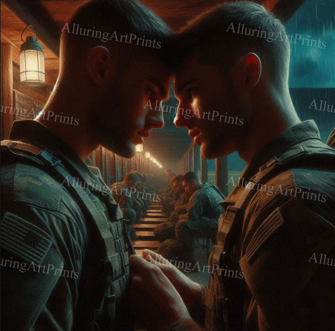 Male Models Muscular Digital Art AI Fantasy - 12C