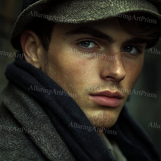 Male Model Muscular Digital Art AI Fantasy - 24C