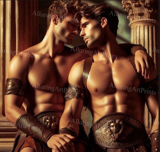Male Models Muscular Beefcake Digital Art AI Fantasy - 44C