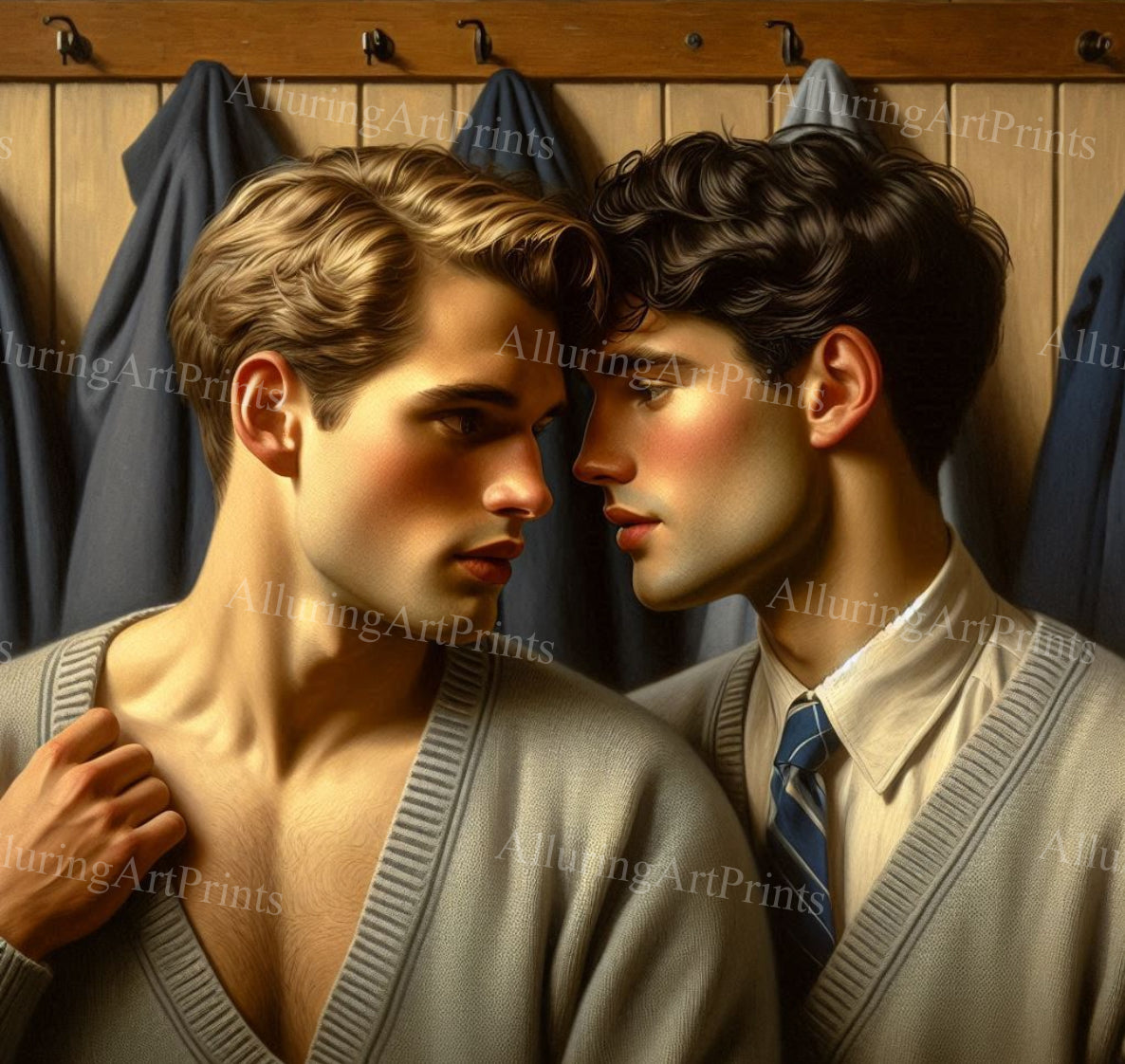 Male Models Muscular Digital Art AI Fantasy - 83C