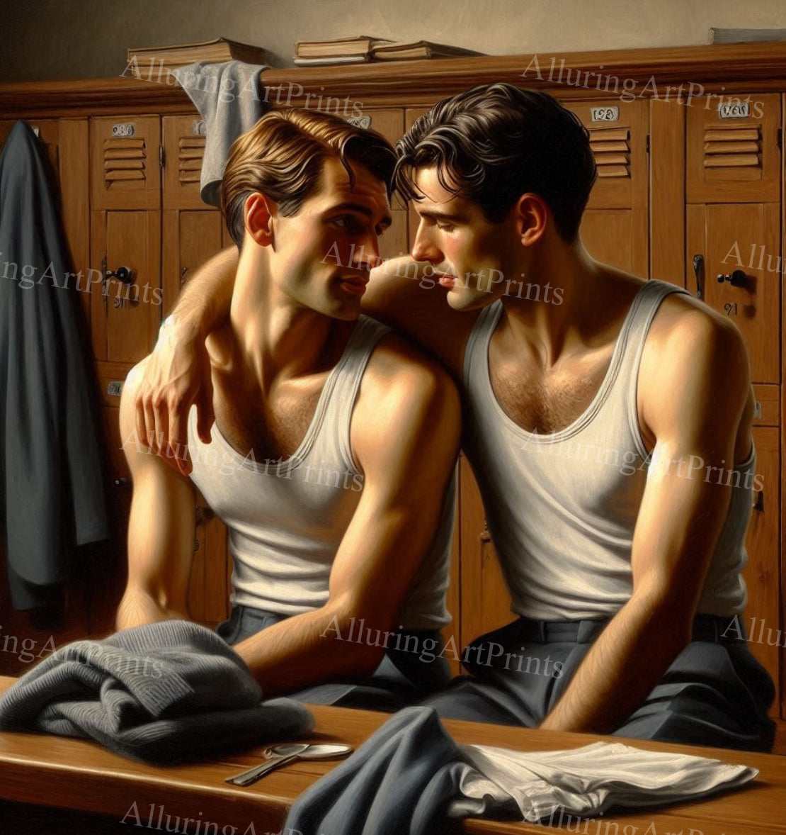 Male Models Muscular Digital Art AI Fantasy - 85C