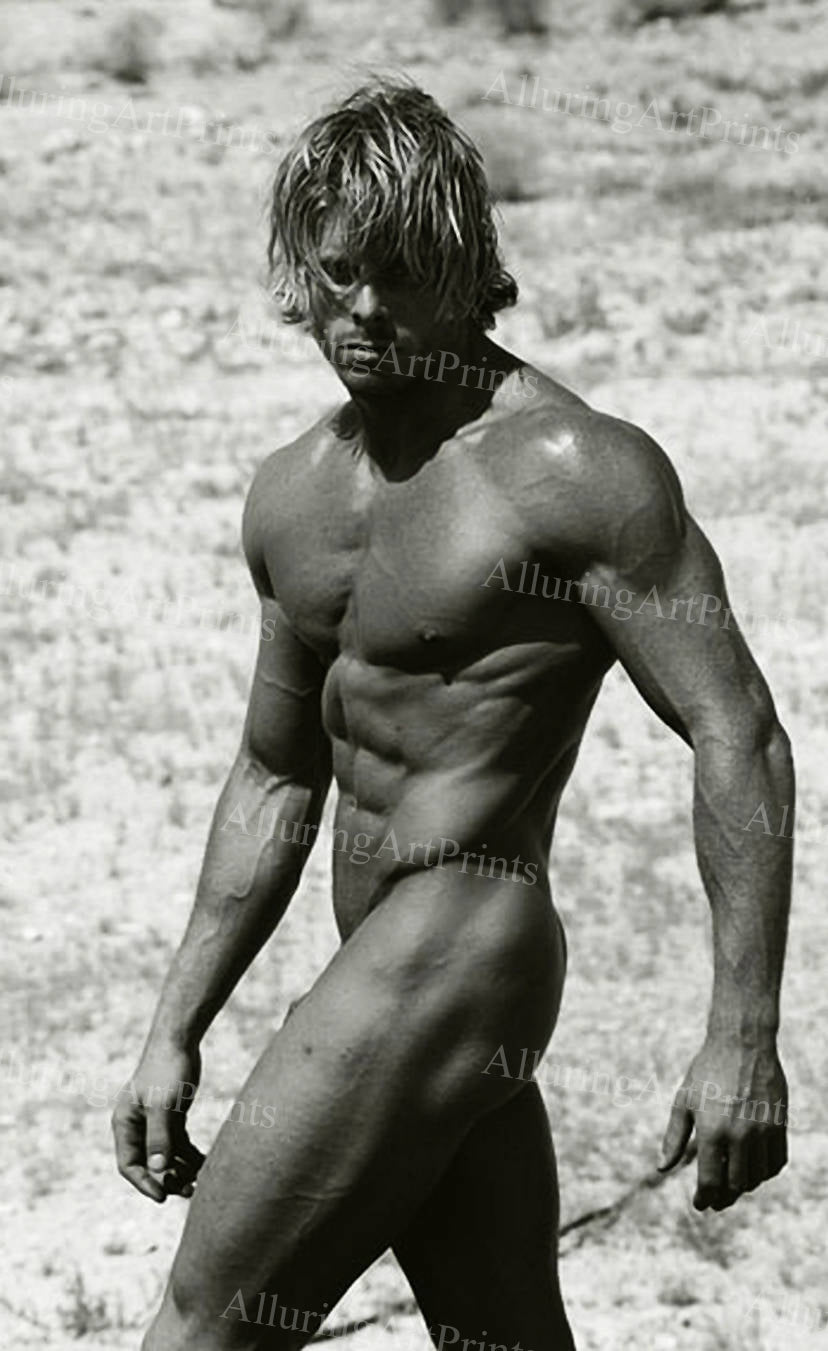 Male Model Muscular Digital Art AI Fantasy - 190D