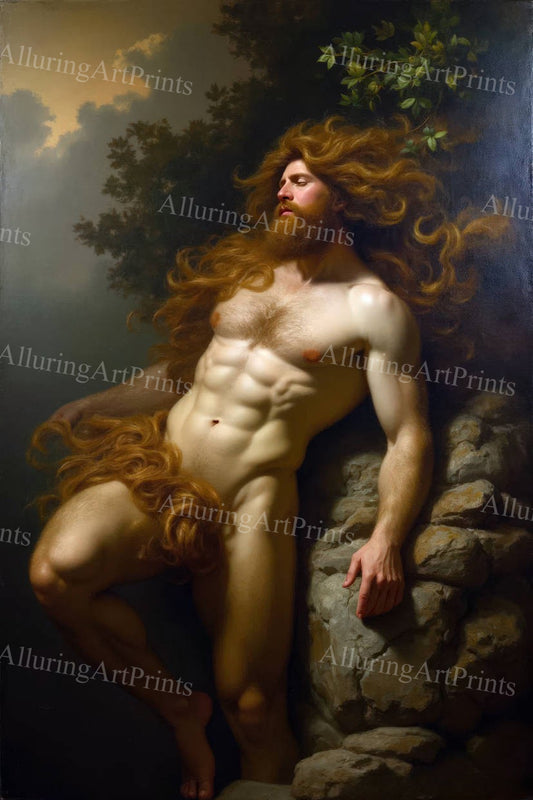 Male Model Muscular Digital Art AI Fantasy - 30D