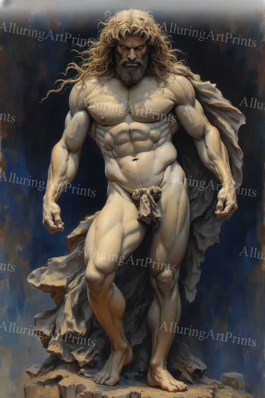 Nude Male Model Muscular - 355D