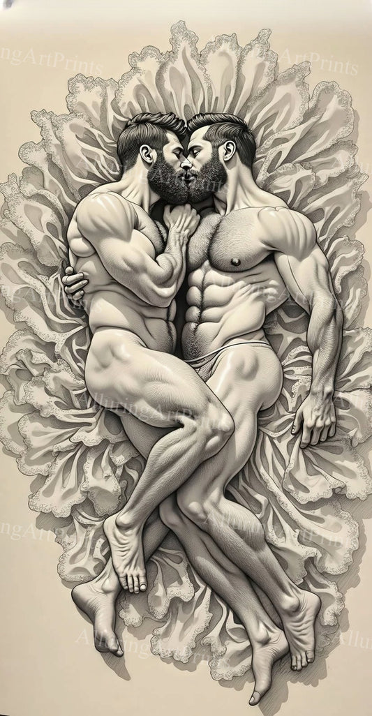 Male Models Muscular Digital Art AI Fantasy - 36D